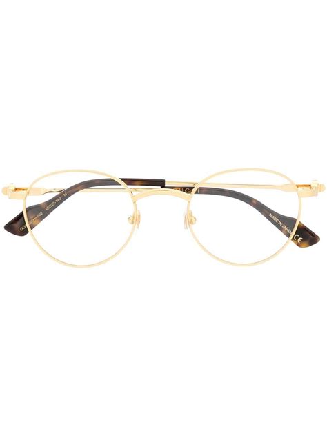 gucci round optical frame|clear eyeglasses frames gucci.